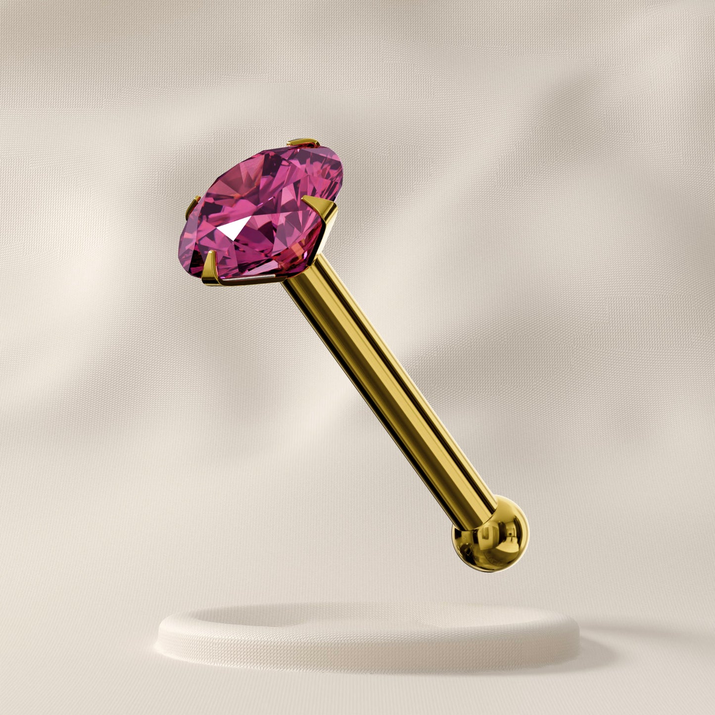 Periwinkle - 9K Gold Nose Stud