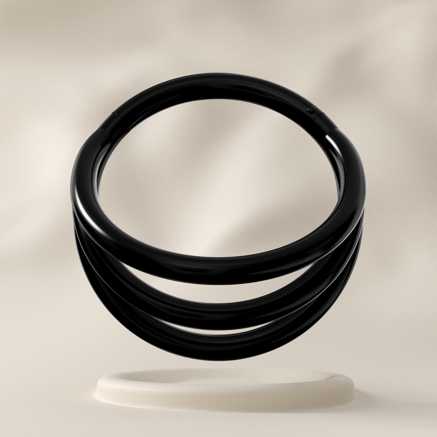 Sequoia - Surgical Steel Triple Stacked Hoop