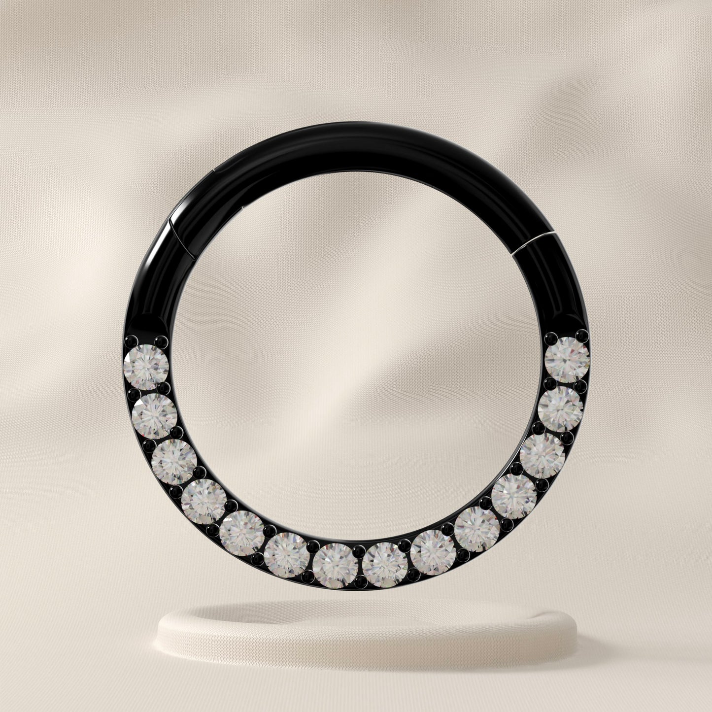 Redwood - Surgical Steel Pavé Crystal Hoop