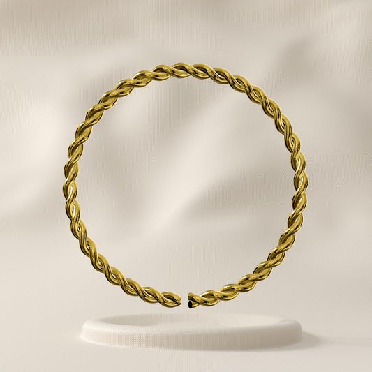 Veronica - 9K Gold Continuous Spiral Nose Ring
