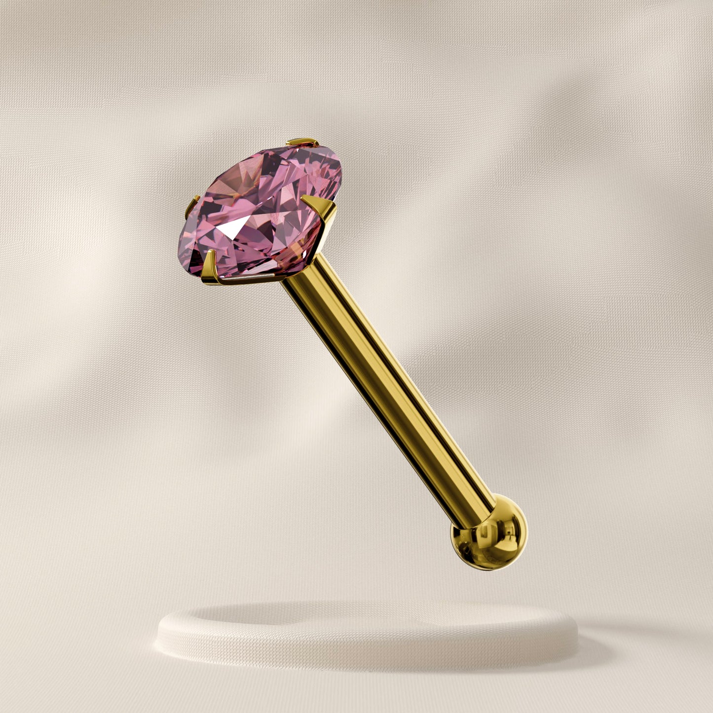 Periwinkle - 9K Gold Nose Stud