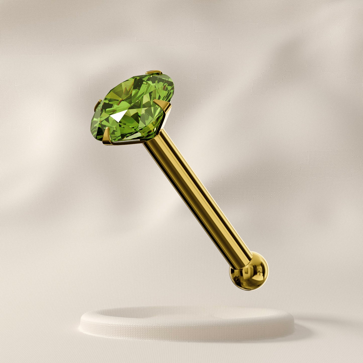 Periwinkle - 9K Gold Nose Stud