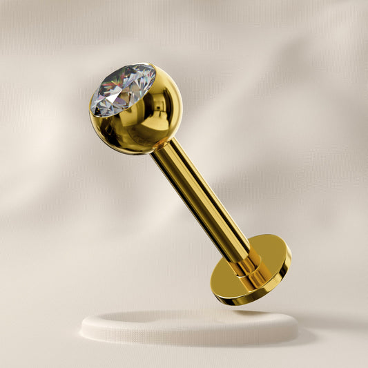Cosmo - 14K Gold Jewelled Stud
