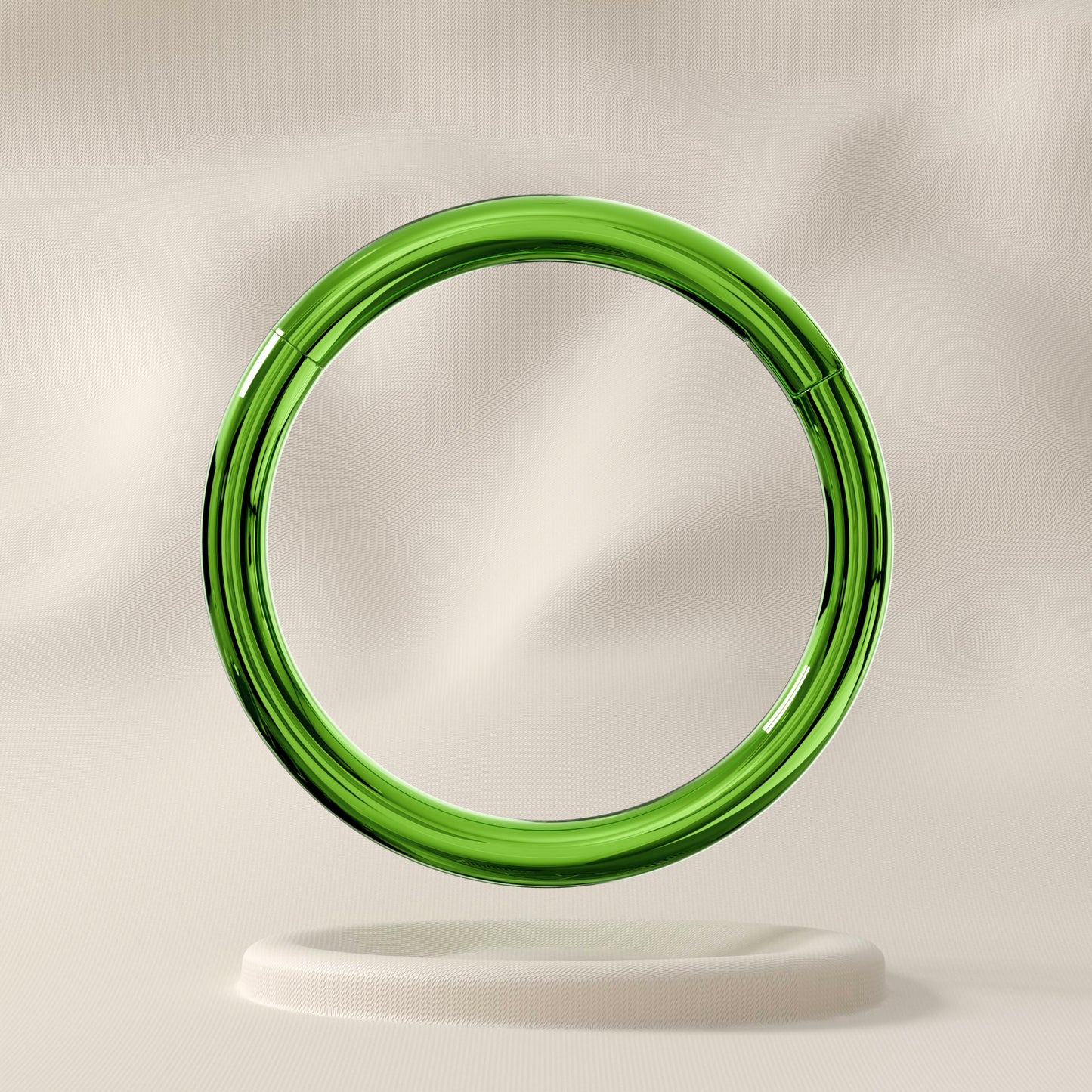 Cedar - Surgical Steel Hinged Hoop