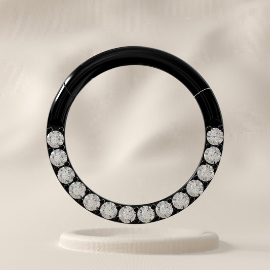 Redwood - Surgical Steel Pavé Crystal Hoop