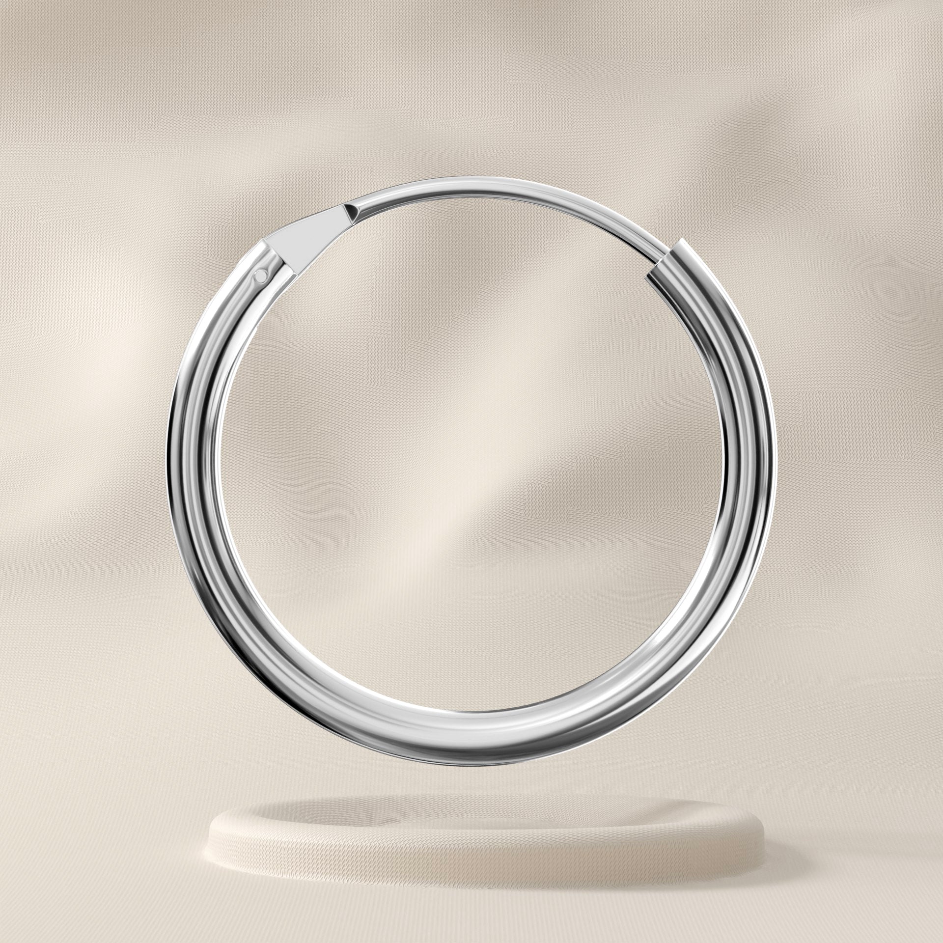 Violet - 9K Gold Hinged Nose Ring