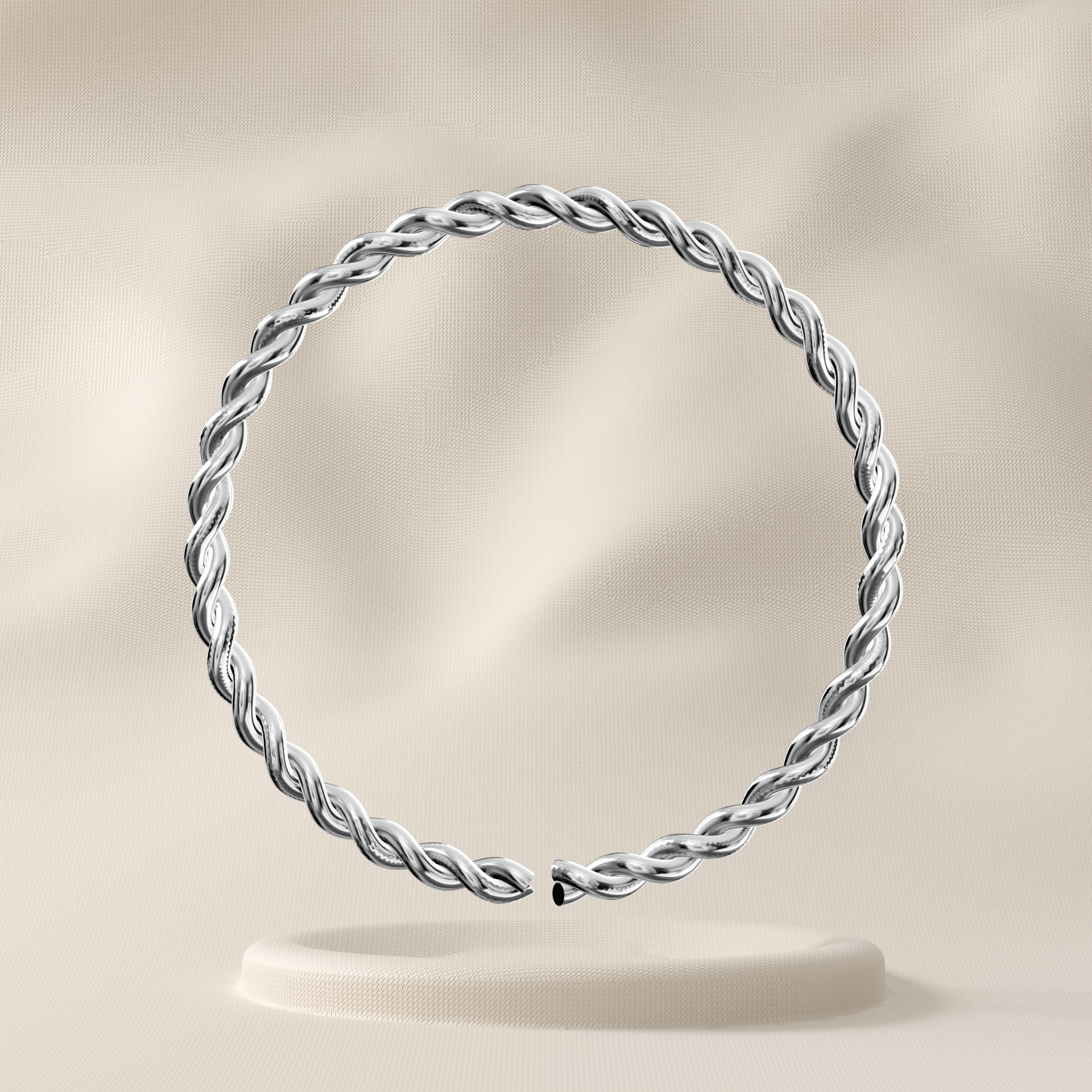 Veronica - 9K Gold Continuous Spiral Nose Ring