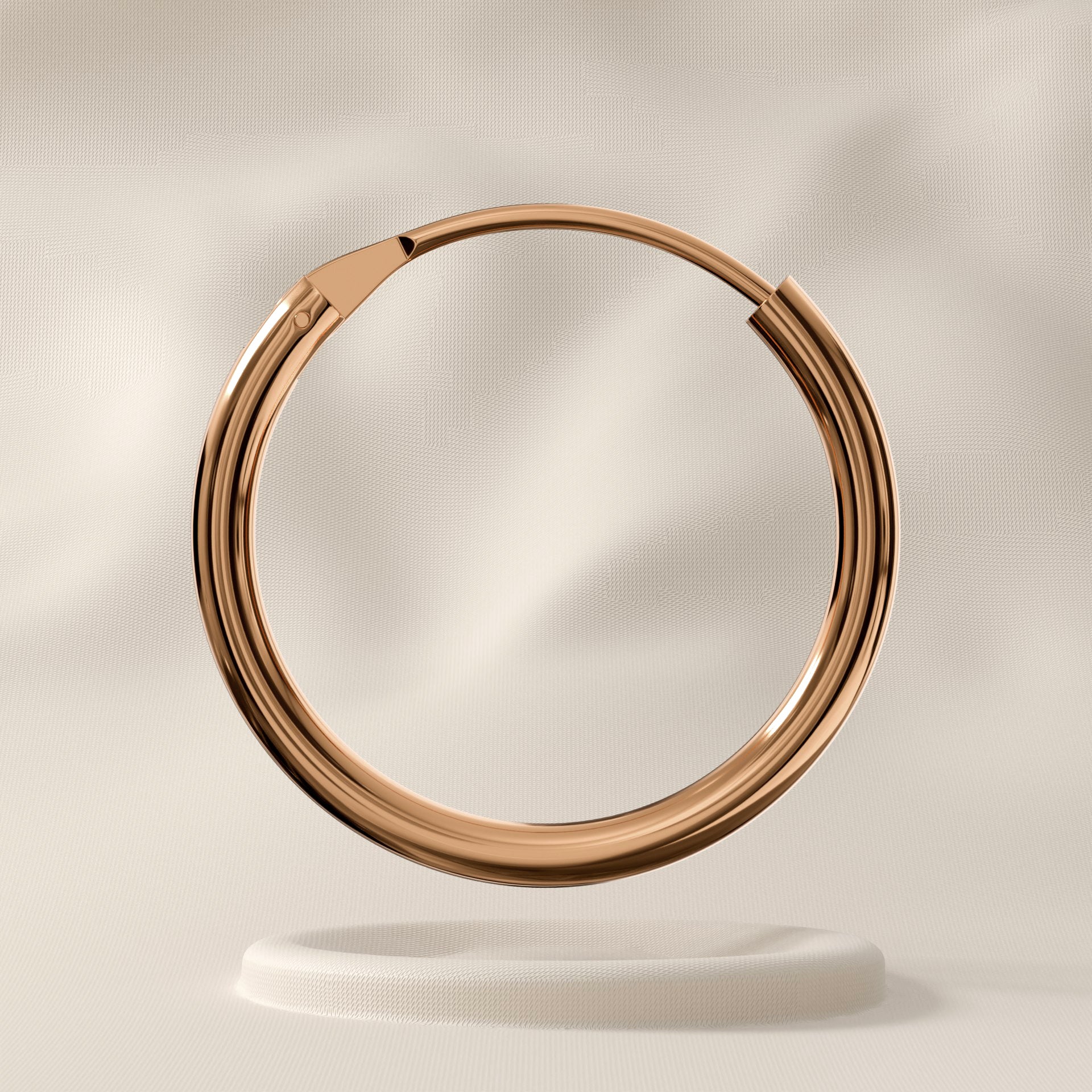 Violet - 9K Gold Hinged Nose Ring