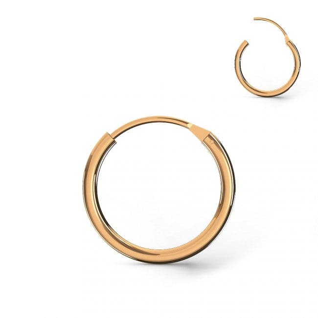 14K Gold Segment Hoop Nose Ring - Monster Piercing