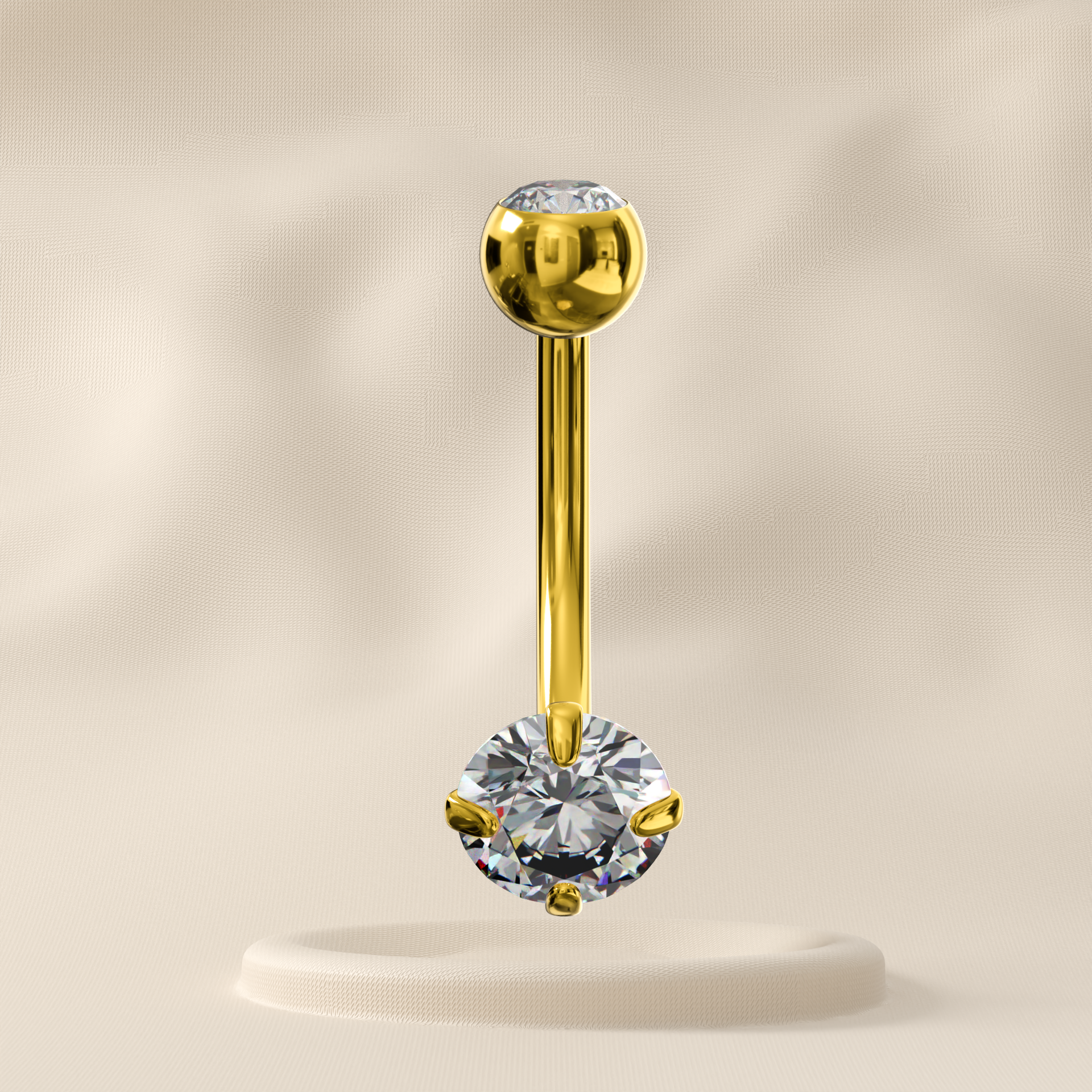 Sweet Pea - 9K Gold Belly Ring